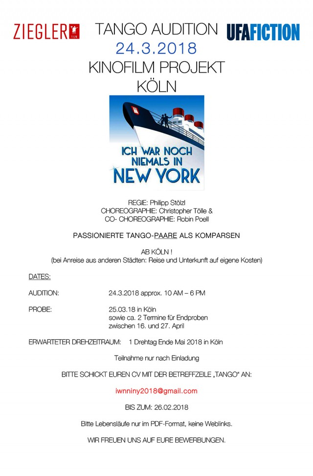 AUDITION KOELN Tango